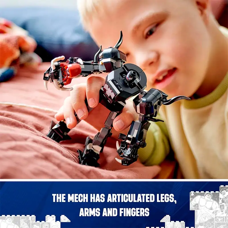 Lego Spider-Man 76276 Armadura Mecánica De Venom Contra Miles Morales