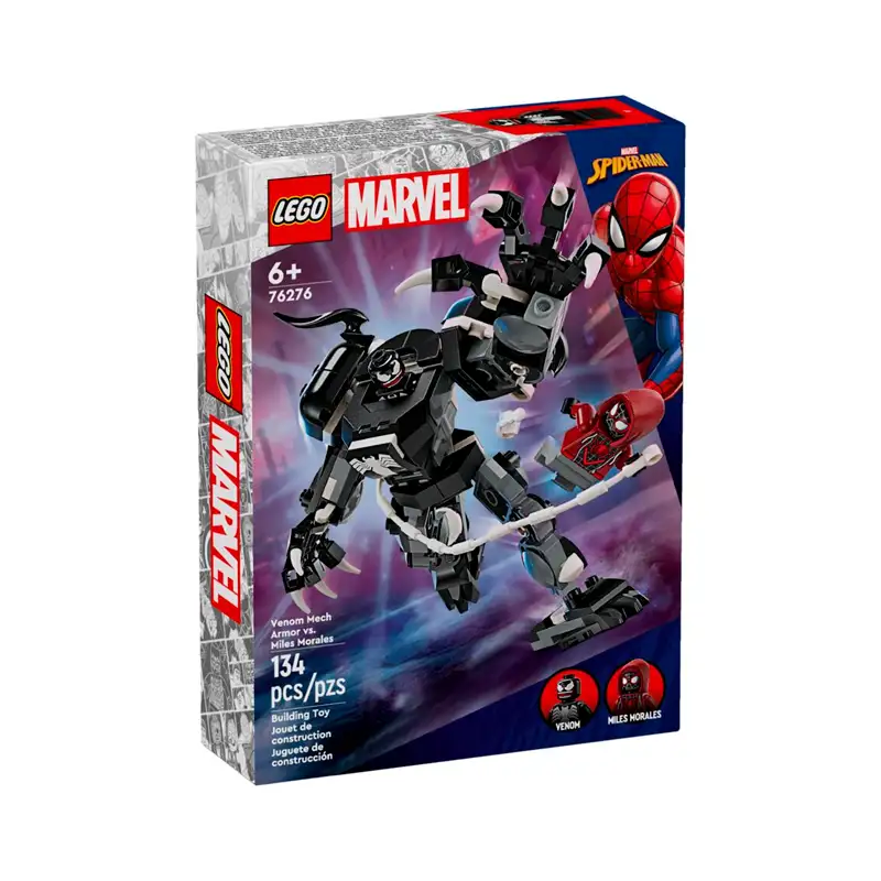 Lego Spider-Man 76276 Armadura Mecánica De Venom Contra Miles Morales