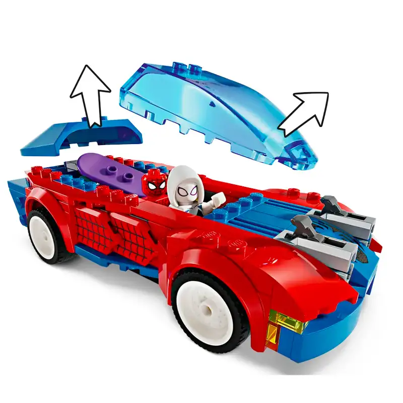 Lego Spider-Man 76279 Coche De Carreras De Spider-Man Y Duende Verde Venenoso
