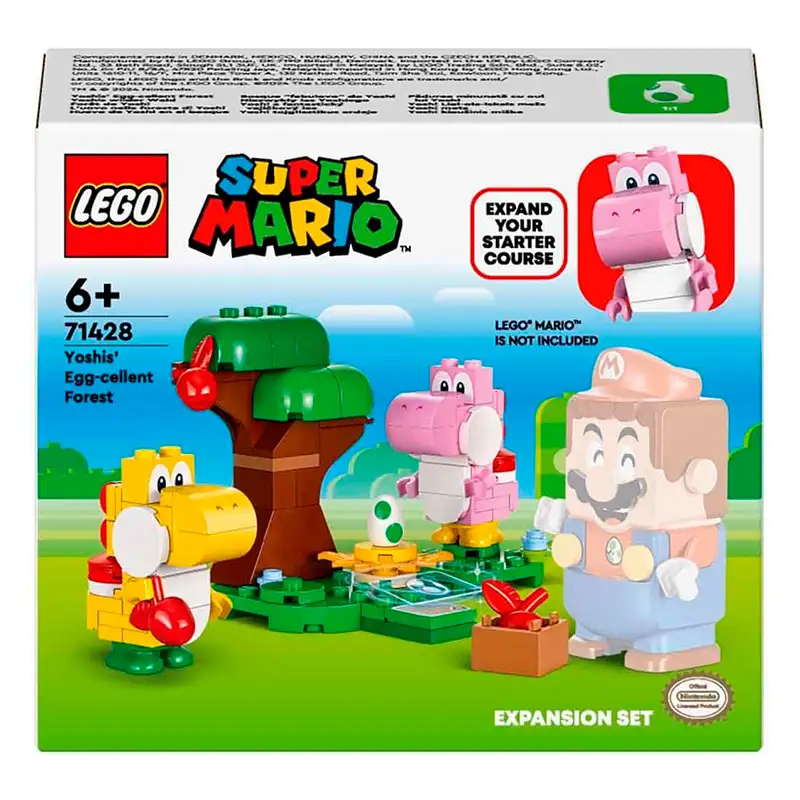 Lego Super Mario Bros 71428 Set De Expansión Del Bosque Egg-Cellent De Yoshis