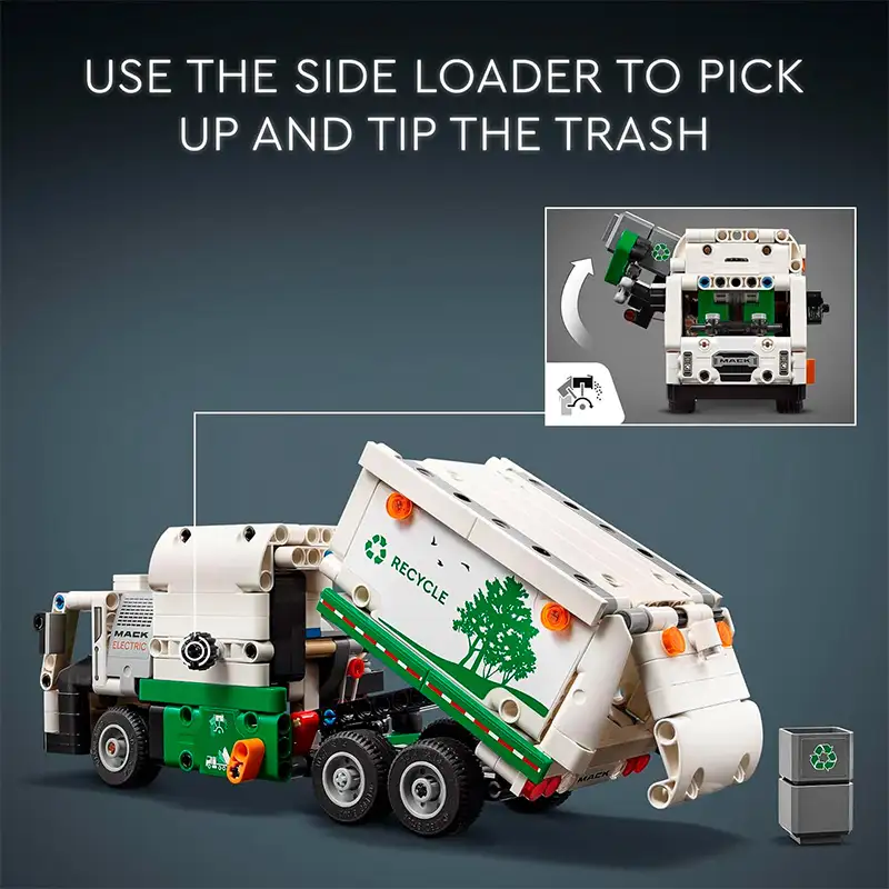 Lego Technic 42167 Camión De Basura Eléctrico Mack Lr