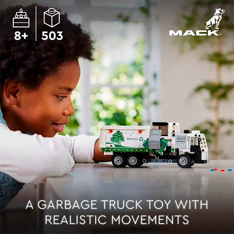 Lego Technic 42167 Camión De Basura Eléctrico Mack Lr