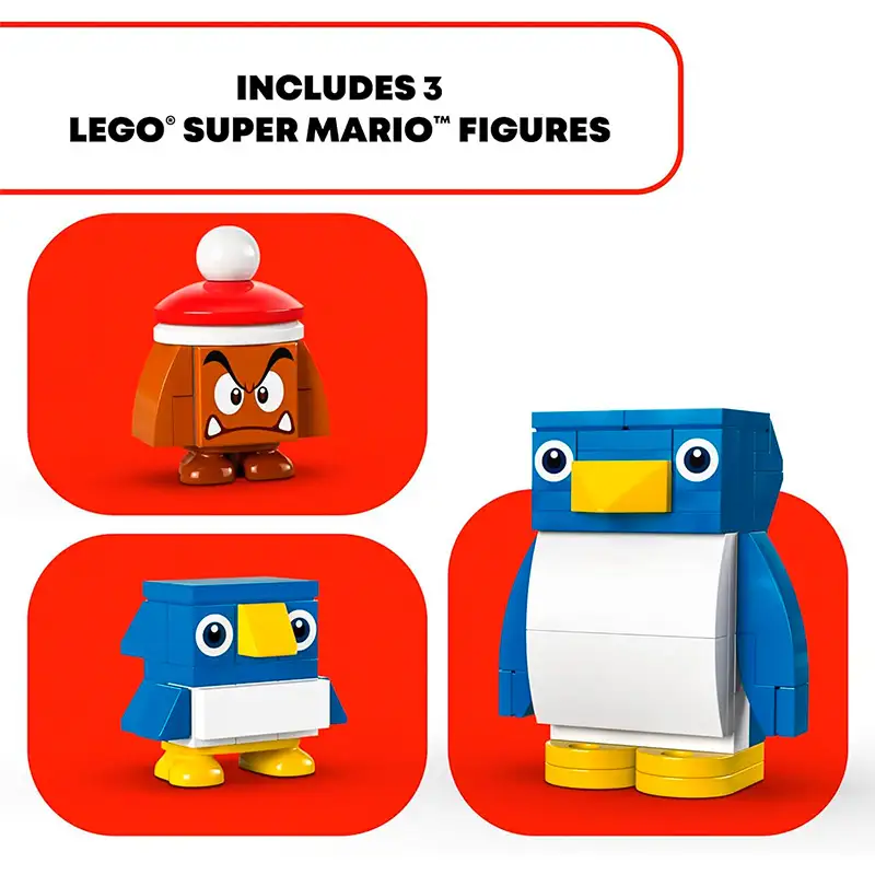 Lego Super Mario Bros 71430 Set De Expansión Penguin Family Snow Adventure