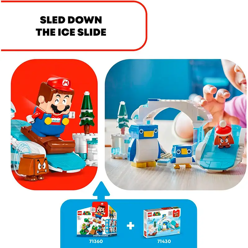 Lego Super Mario Bros 71430 Set De Expansión Penguin Family Snow Adventure