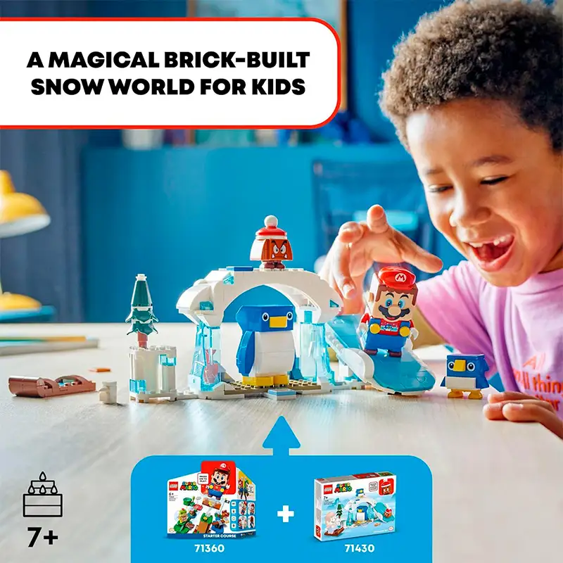 Lego Super Mario Bros 71430 Set De Expansión Penguin Family Snow Adventure