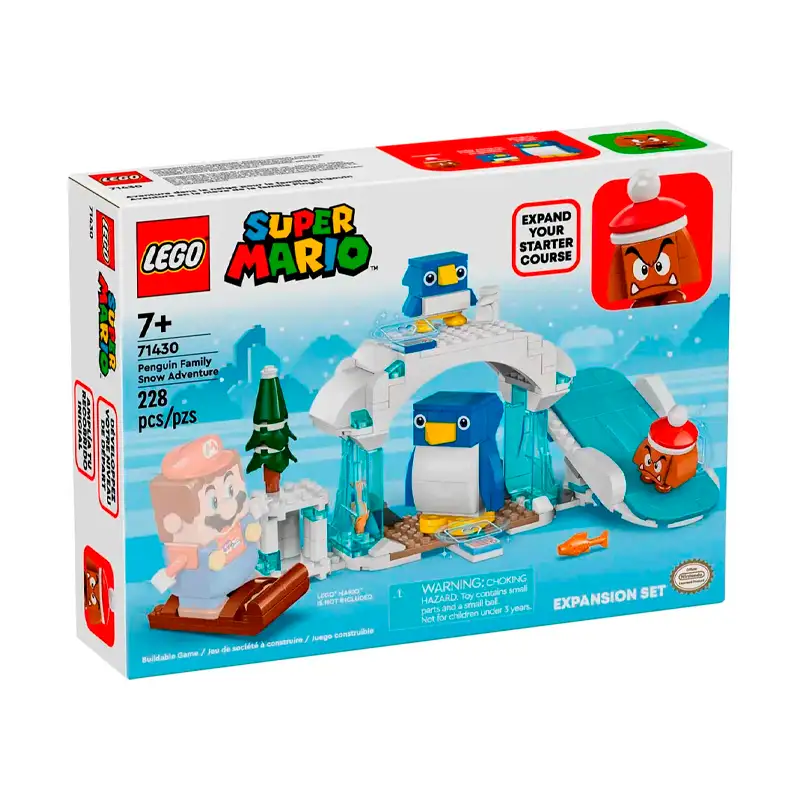 Lego Super Mario Bros 71430 Set De Expansión Penguin Family Snow Adventure
