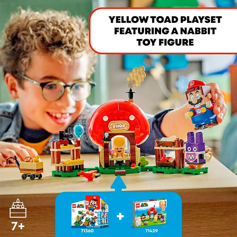 Lego Minecraft 71429 Nabbit En El Set De Expansión De La Tienda De Toad