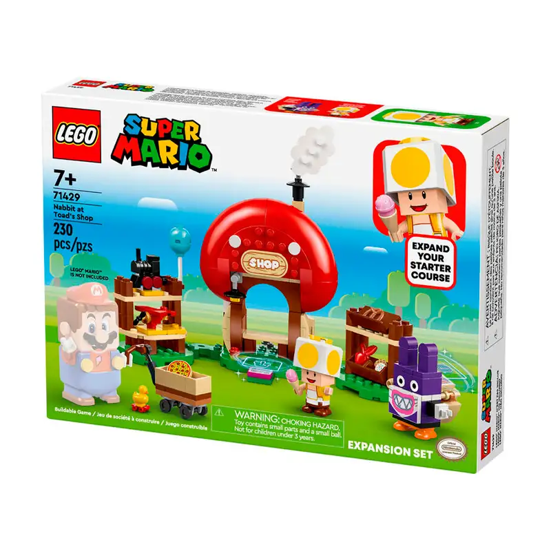 Lego Minecraft 71429 Nabbit En El Set De Expansión De La Tienda De Toad