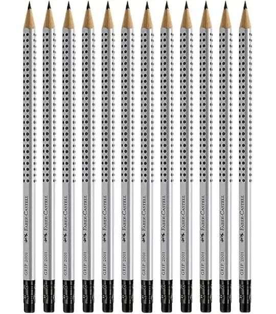 Faber Castell  Fc111900 Lápiz Grafito Jumbo Grip 12 Unidades