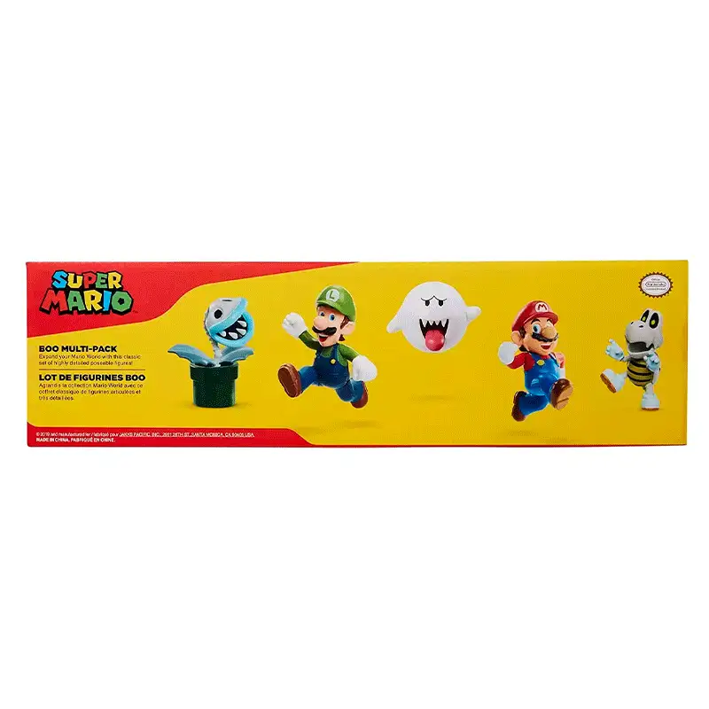 Jakks Pacific Nintendo 400874 Super Mario Bros Set 5 Figuras 2.5 Boo Multi-Pack