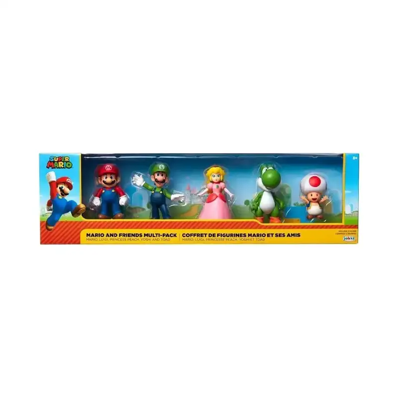 Jakks Pacific Nintendo 413704 Super Mario Bros Set 5 Figuras 2.5 Multipack Surtido
