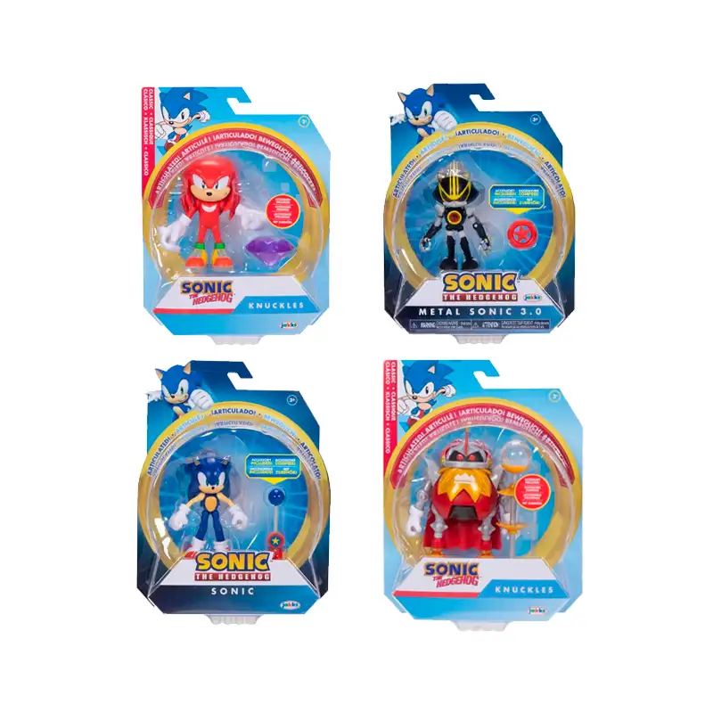 Jakks Pacific Sonic 419374 Set Figuras 2,5 Surtidas Wave 16