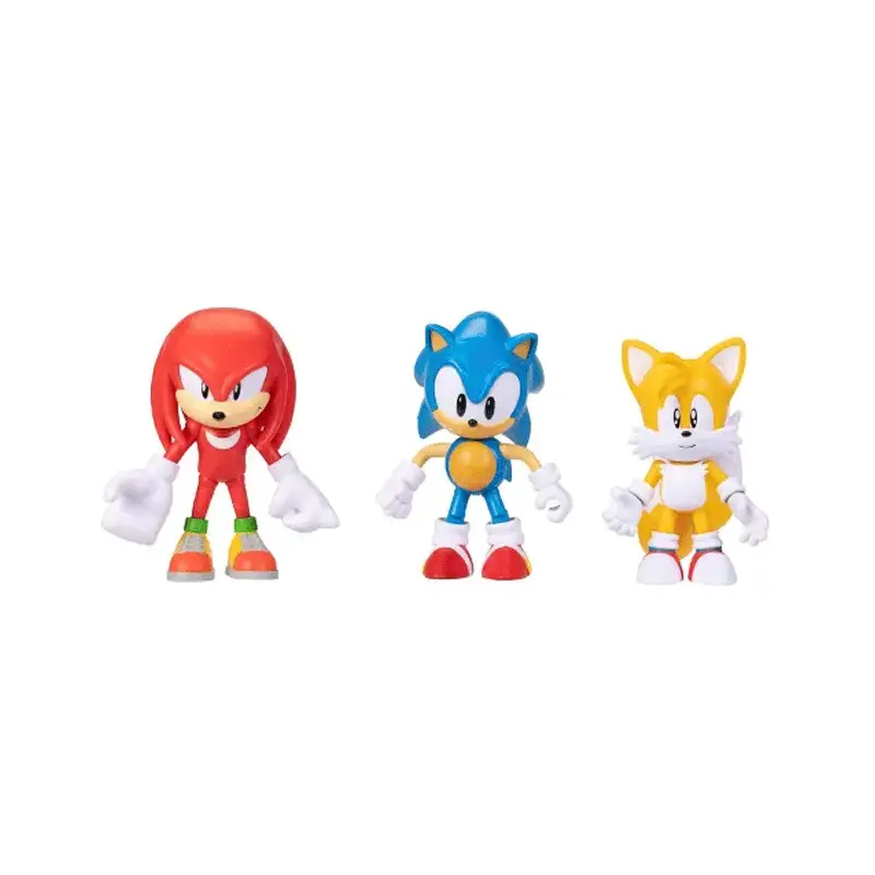 Jakks Pacific Sonic 422464 Set Figuras 4 Plg Tri-Pack Clasico
