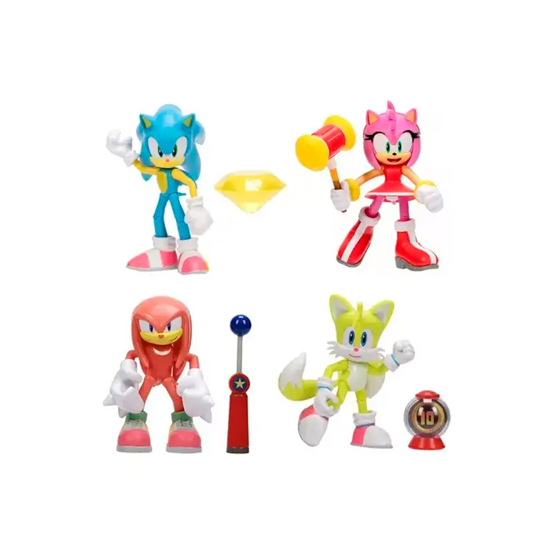 Jakks Pacific Sonic 422404 Set Race 1:64  Tri-Pack Wave 6