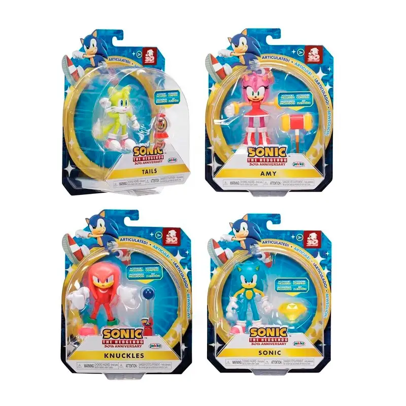 Jakks Pacific Sonic 422404 Set Race 1:64  Tri-Pack Wave 6