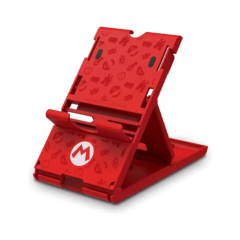 Soporte Angular Hori Para Carga De Controles Edicion Super Mario Para Nintendo Switch Rojo (Red)