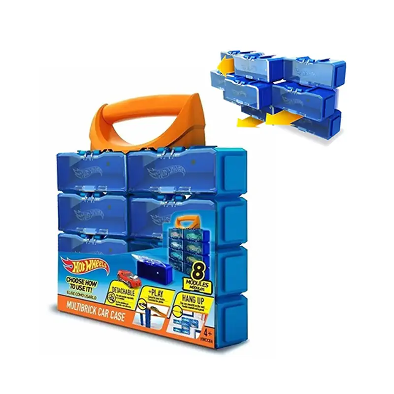 Mattel Hot Wheels Hwcc8A Estuche Para Auto Multibrick 8 Autos