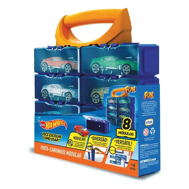 Mattel Hot Wheels Hwcc8A Estuche Para Auto Multibrick 8 Autos