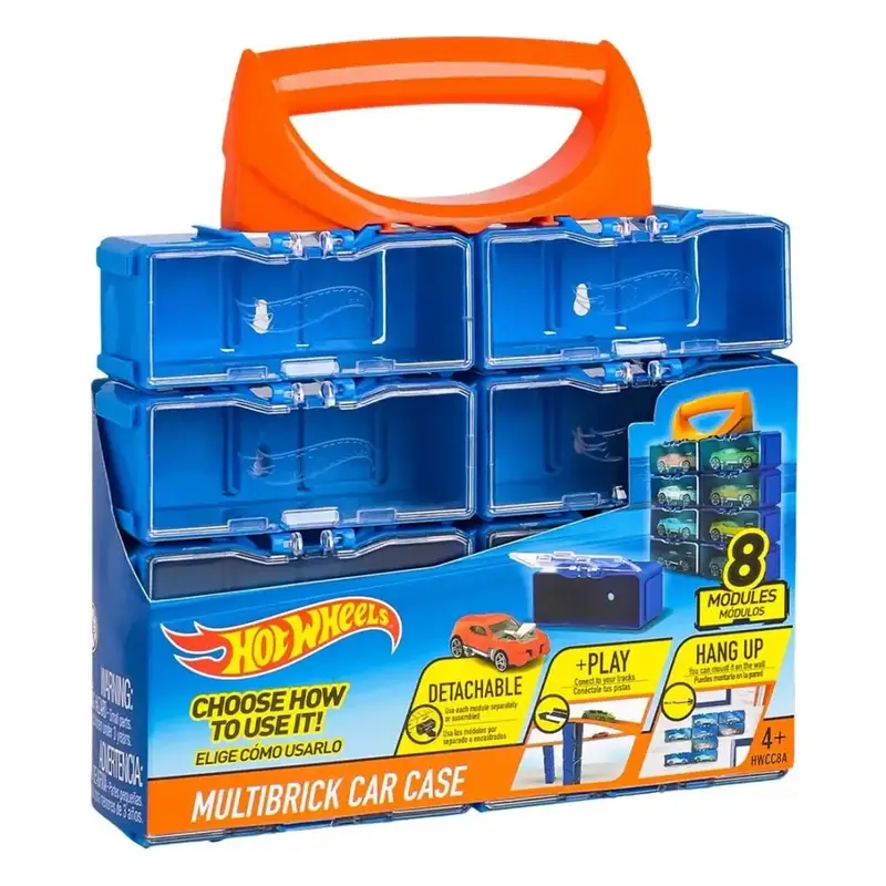 Mattel Hot Wheels Hwcc8A Estuche Para Auto Multibrick 8 Autos