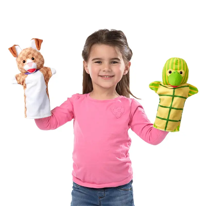 Melissa & Doug  19119 Marionetas De Mano Pet Buddies (6 Piezas)