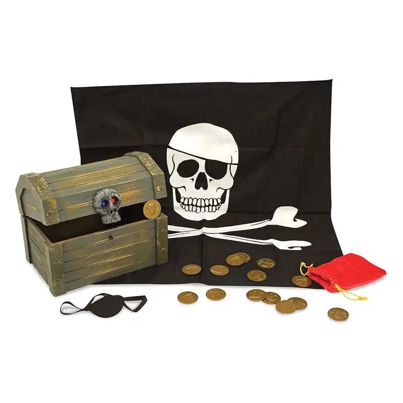 Melissa & Doug  12576 Cofre De Madera De Pirata