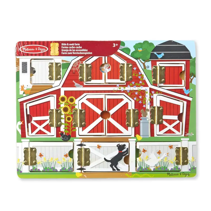 Melissa & Doug  14592 Set Tablero Magnetico De Granja