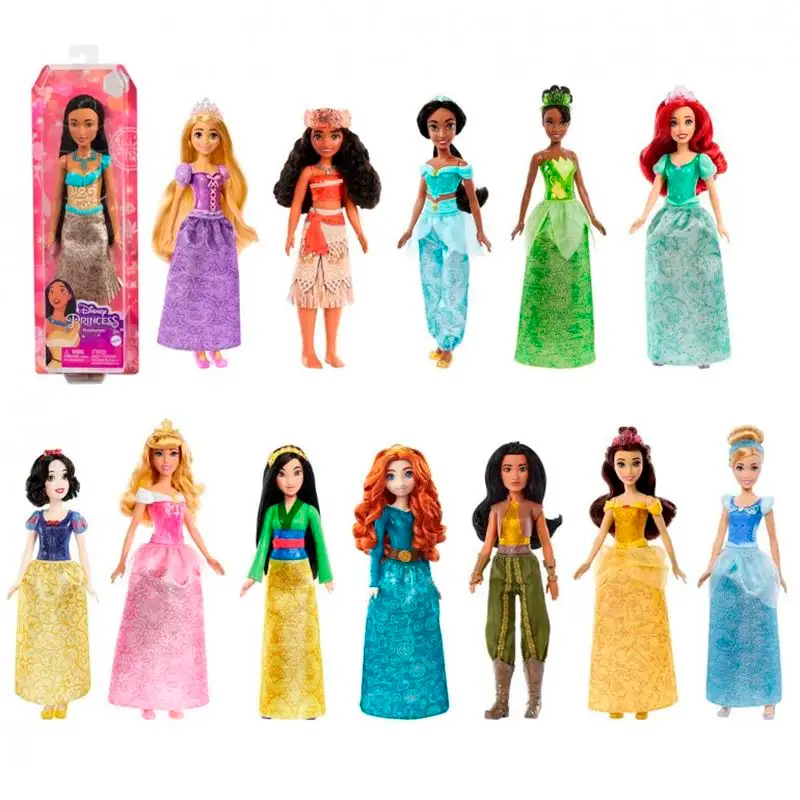 Mattel Disney Princesas Hlw02-1 Muñecas De Princesas Surtido