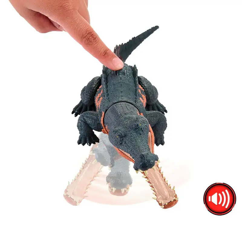 Mattel Jurassic World Htk71-0 Dinosaurio Gryposuchus Con Sonido