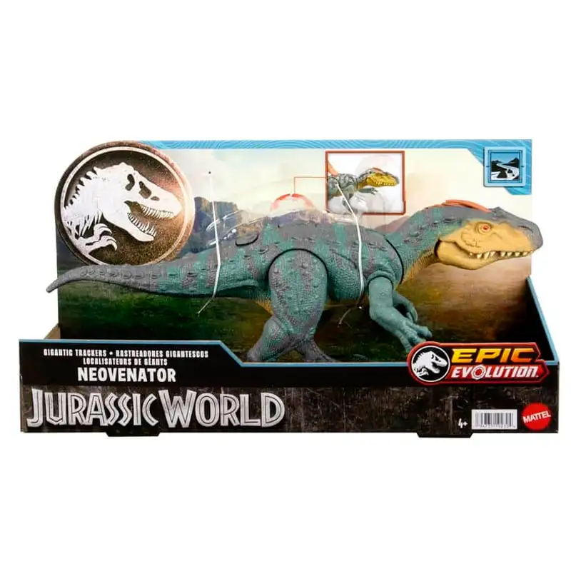 Mattel Jurassic World Htk78-0 Dinosaurio Neovenator Con Movimiento