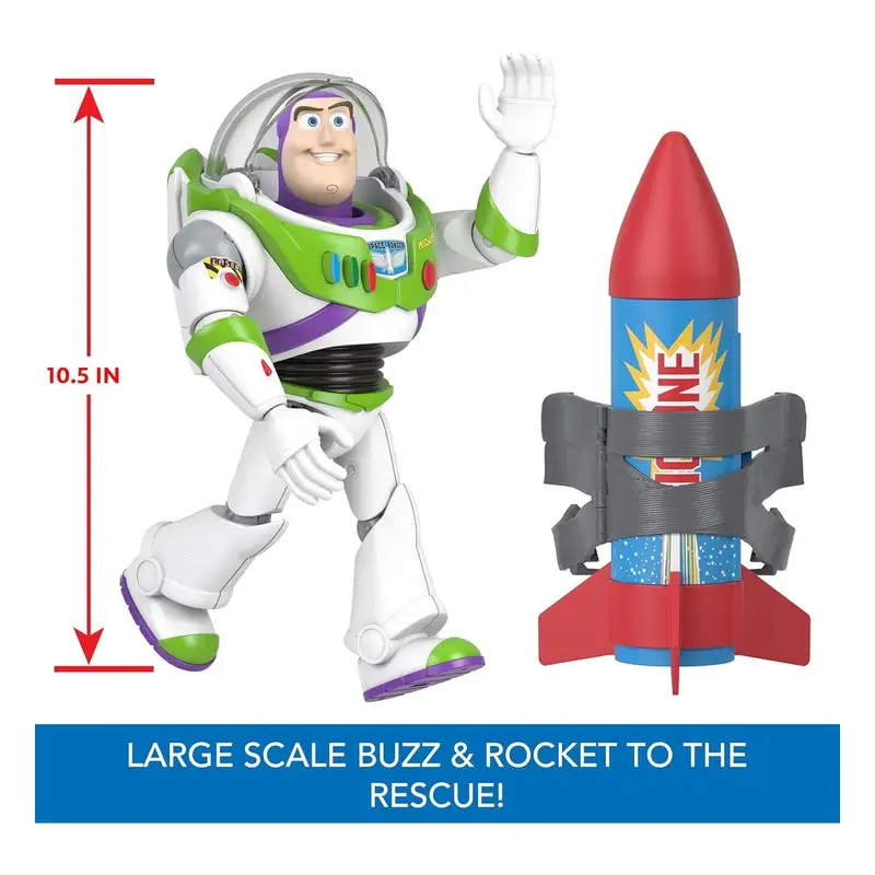Mattel Toy Story Hww140 Figura De Buzz Lightyear 12 Plg Con Sonido