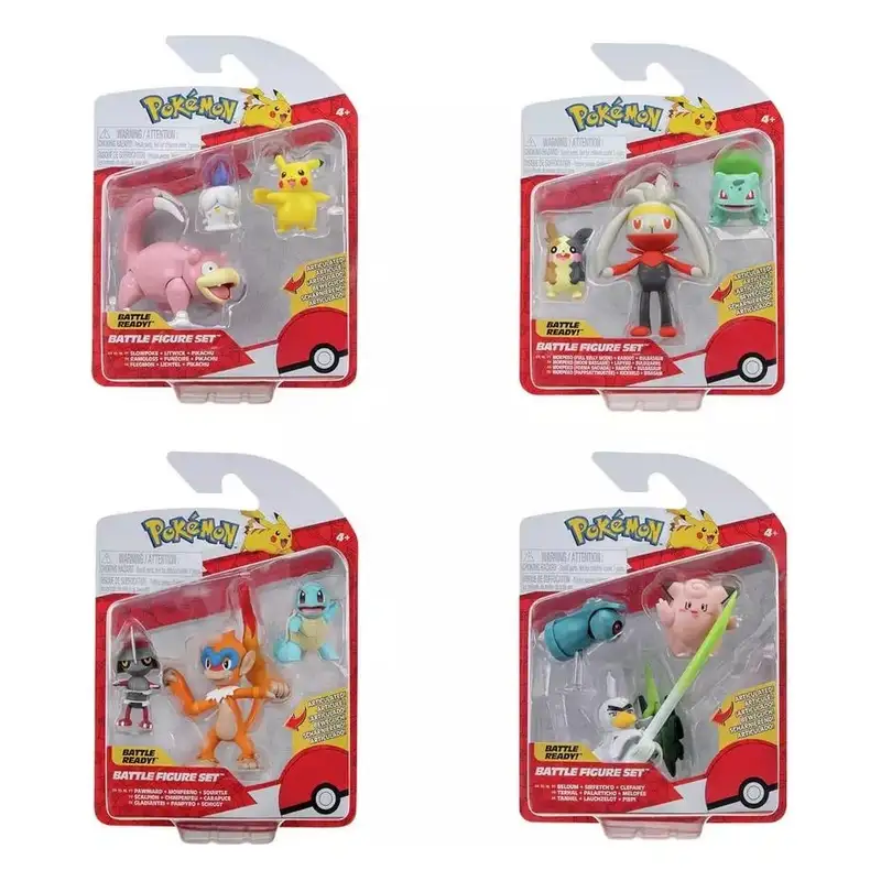 Jazwares Pokémon 95155 Paquete De Figuras De Batalla