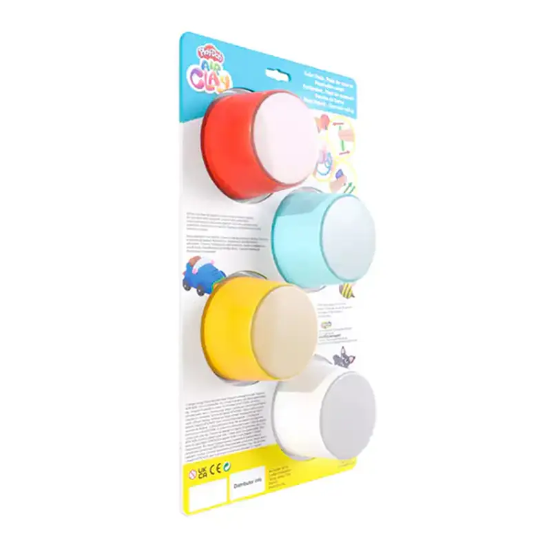 Hasbro 09110 Play-Doh Air Clay  Paquete De 4 Tarros Pequeños