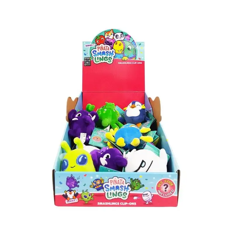 Smashlings SL7004 Peluche con Clip de 5Plg Surtido