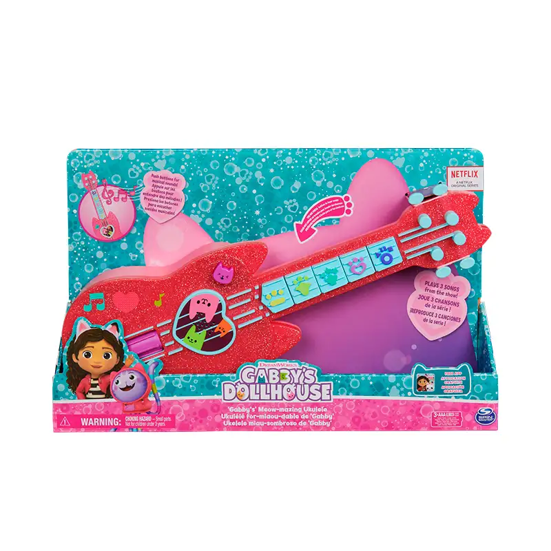 Spin Master Gabby´s Dollhouse 6068284 Ukelele Musical Miau
