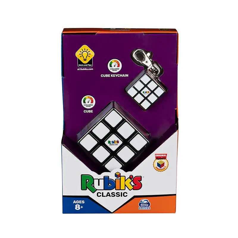 Spin Master Games 6064011 Cubo Rubik Speed  con llavero
