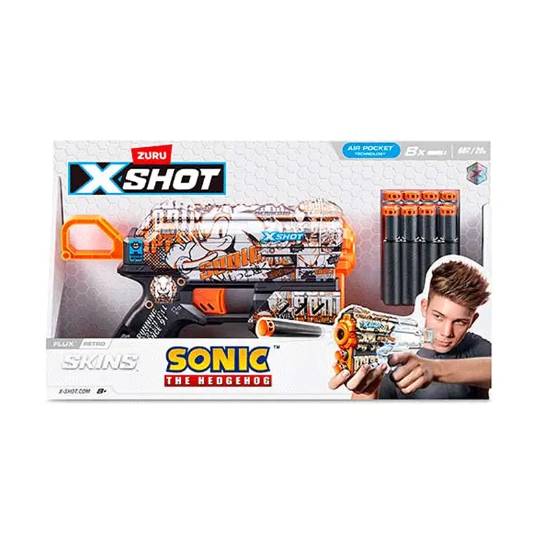 Zuru Xshot 36648 Lanzador de Sonic de 8 Dardos