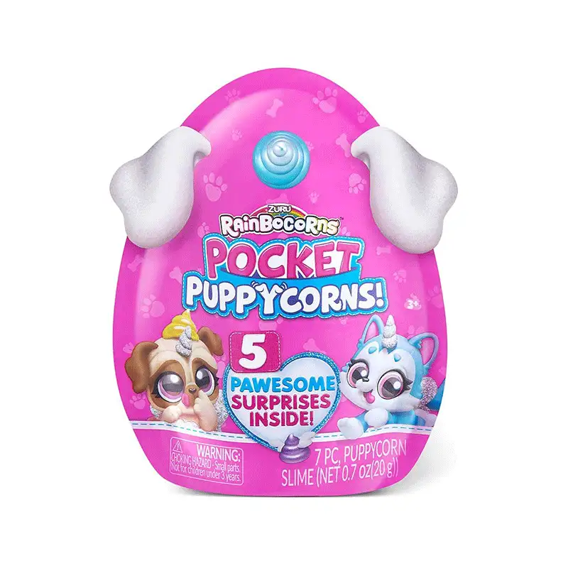 Zuru Rainbocorns 9285 Peluche Pocket Puppycom 1 Pack