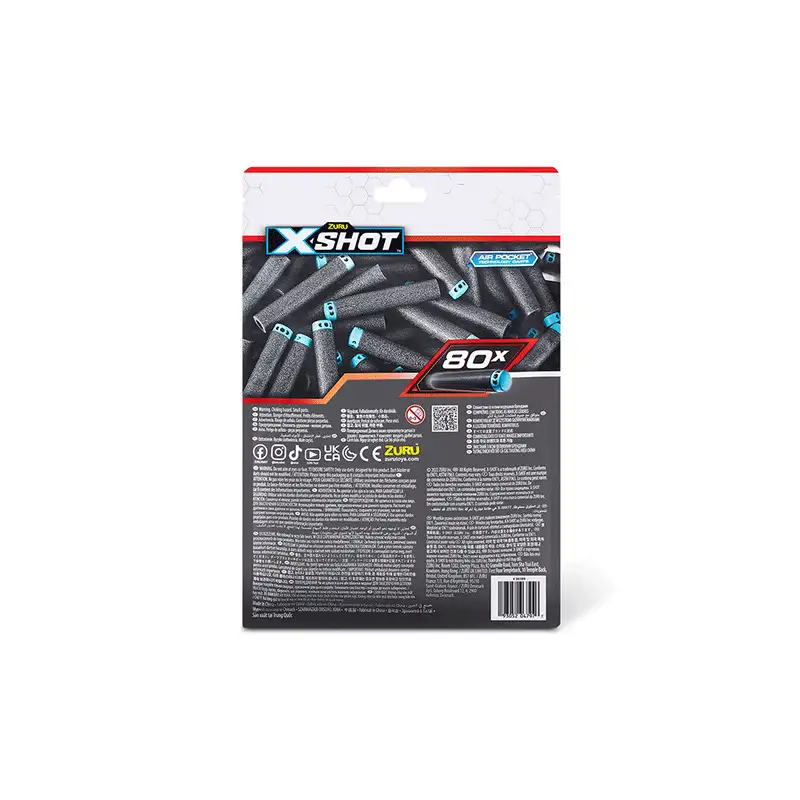 Zuru Xshot 36589 Lanzador Excel 80 Dardos