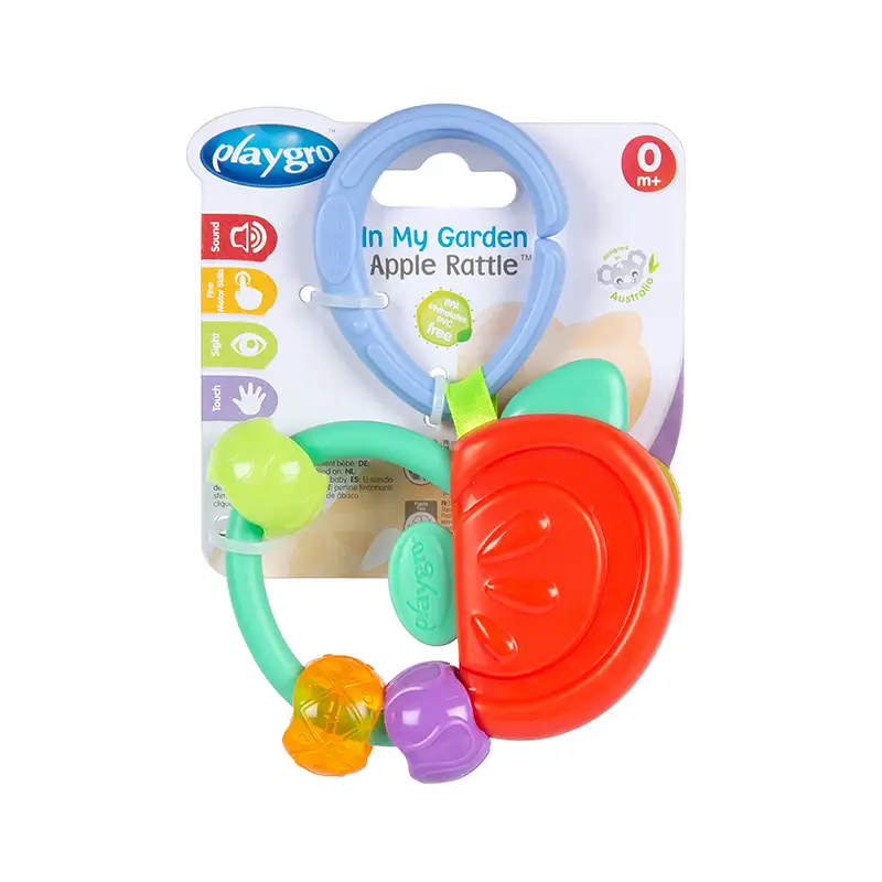 Playgro 4088217 Sonajero Mordedor Manzana