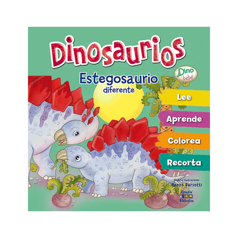 Libro para Niño Estegosaurio Diferente Autor Renzo Barsotti 36 Pag Pasta Dura