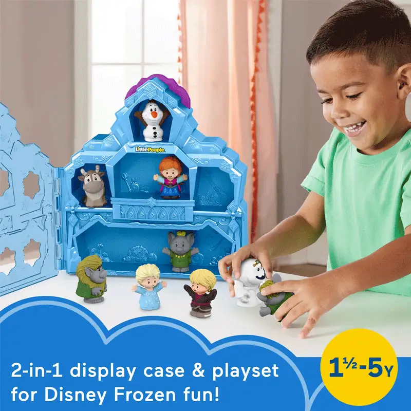 Mattel Fisher Price Hmx76-0 Estuche De Mini Figuras De Castillo De Frozen