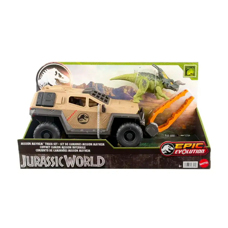 Mattel Jurassic World Hrx52-0 Vehiculo De La Mision Mayhem