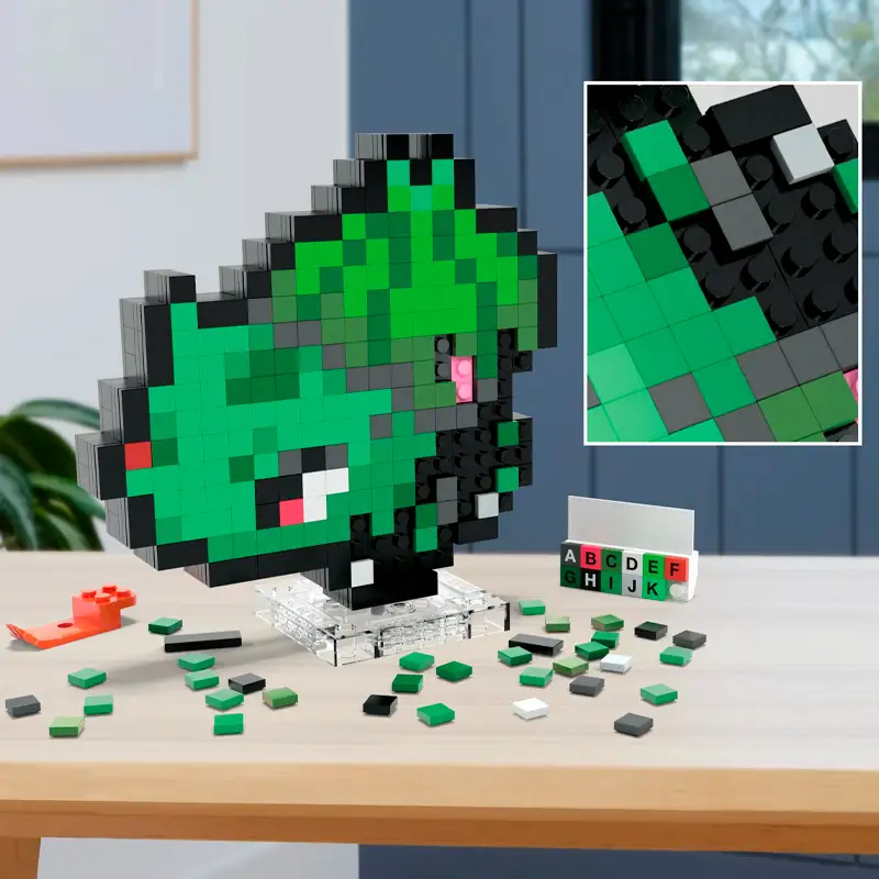 Mattel Mega Construx Hth75-0 Pokémon Set de Bulbasaur