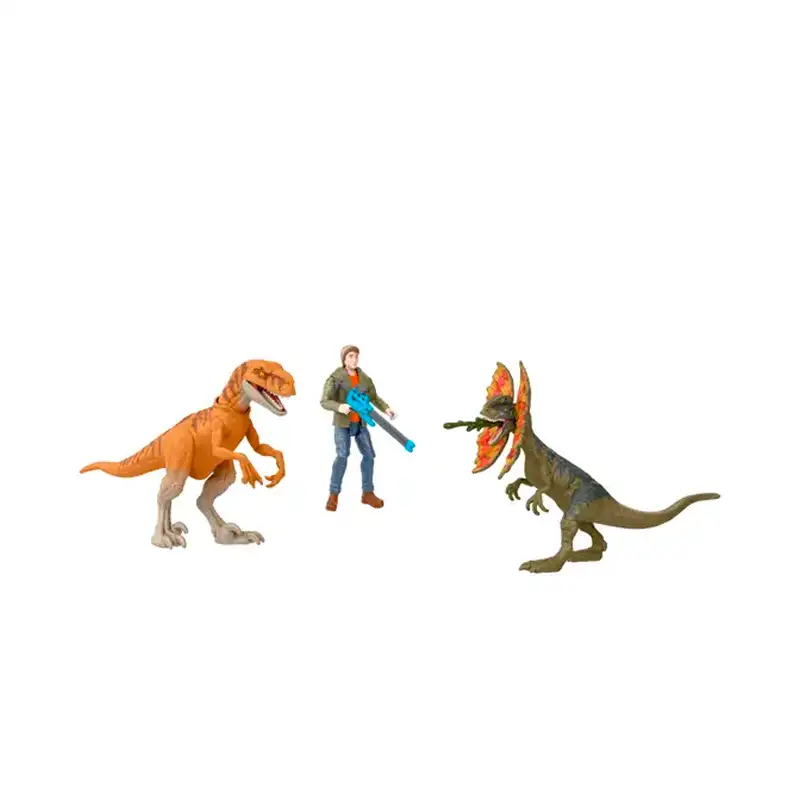 Mattel Jurassic World Htv77-0 Dinosaurio Pack De Fuga