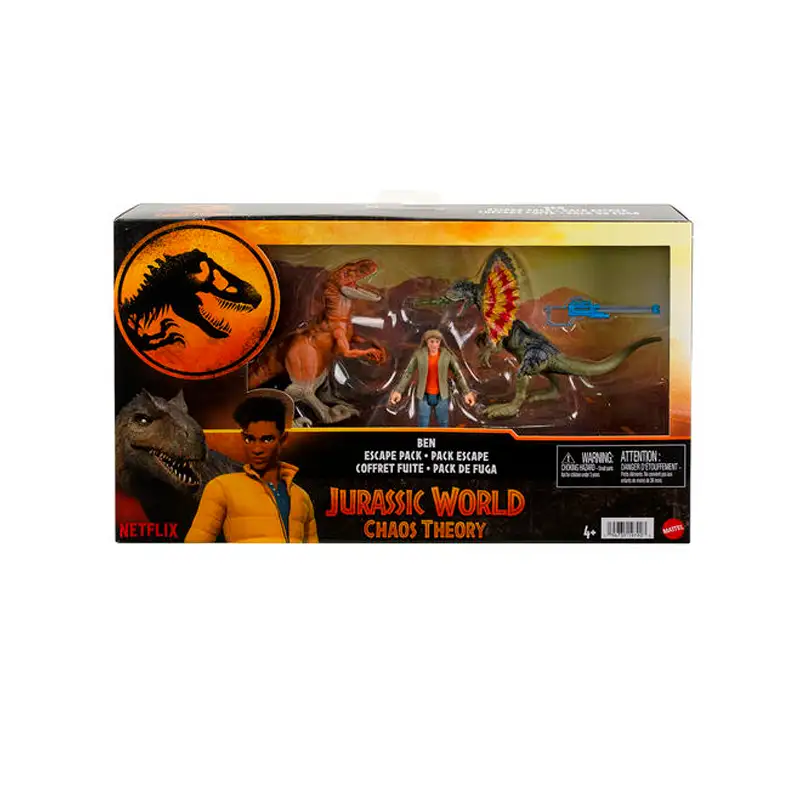 Mattel Jurassic World Htv77-0 Dinosaurio Pack De Fuga