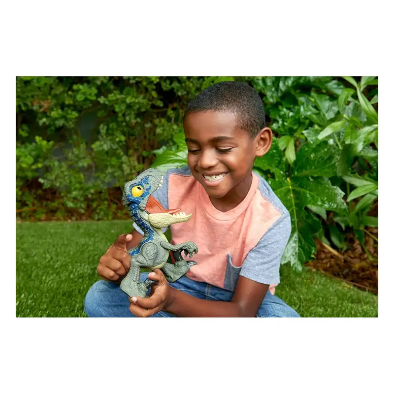 Mattel Jurassic World Hvb43-0 Figura Interactiva Mega Roar Blue