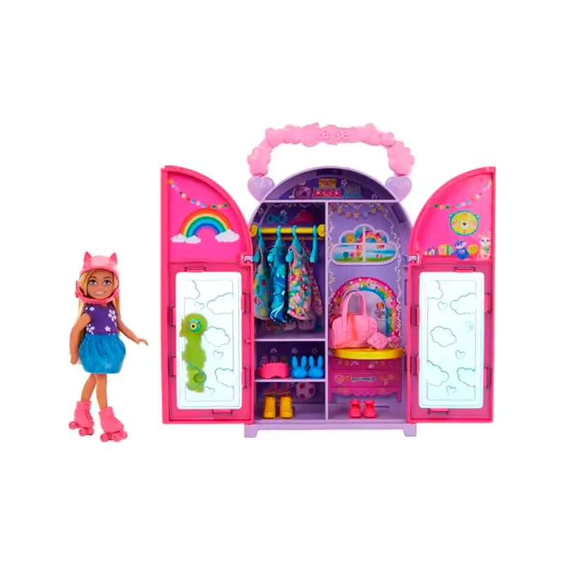 Mattel Barbie Hxn03-0 Muñeca Chelsea Set De Closet