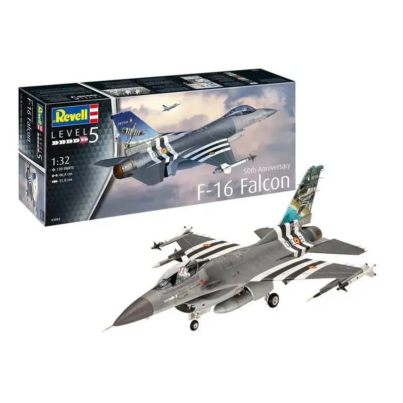 Revell Model 3802 F-16 Falcon Edicion 50 Aniversario De Revell