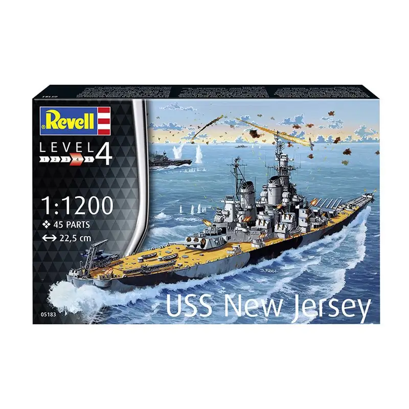 Revell Model 5183 Barco Uss New Jersey