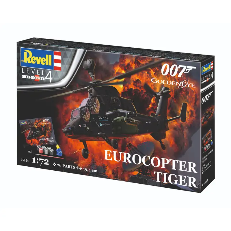 Revell Model 5654 Set Eurocopter Tiger James Bond